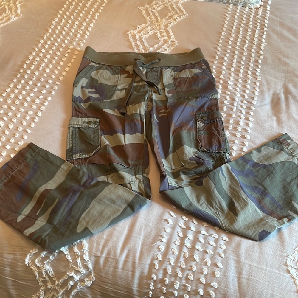 Camouflage cargo pants